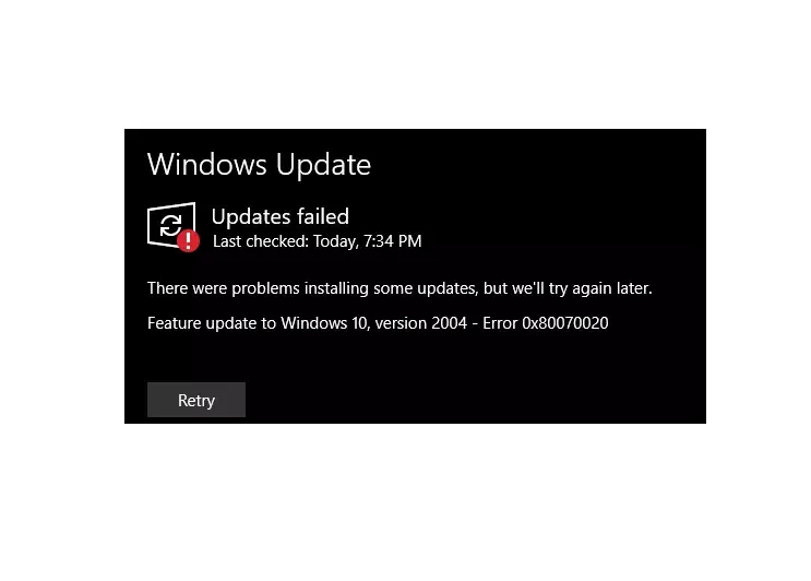 cara mengatasi error code 0x80070020