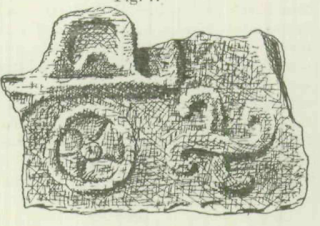 Mayan artifact from Mayapan with swastika.