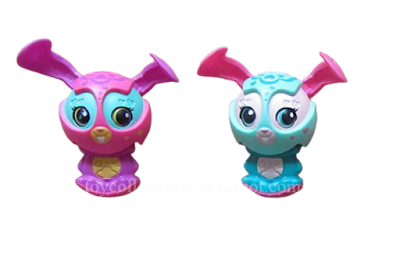 McDonalds Zoobles Happy Meal Toys 2011 Bunsie Figure in two different colours