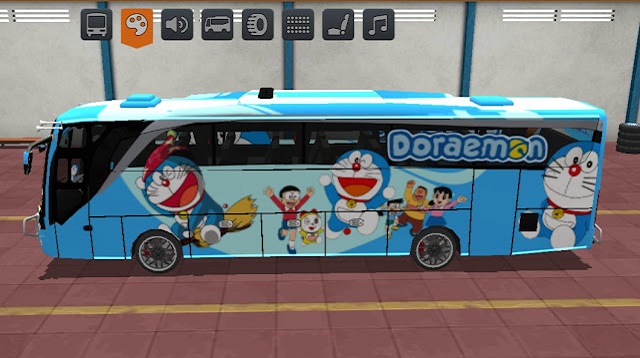 Doraemon merupakan salah satu judul anime yang sangat populer sepanjang masa karena mengan Livery Bussid Doraemon Terbaru