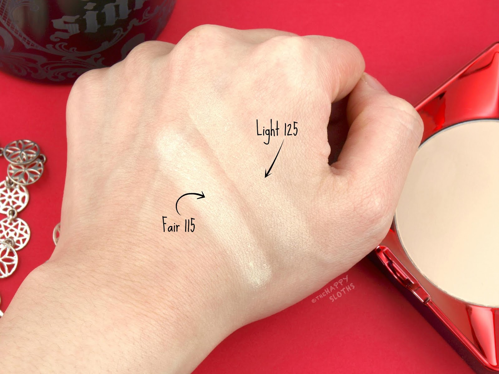 Kat Von D | Lock-It Powder Foundation in "Fair 115" & "Light 125": Review and Swatches