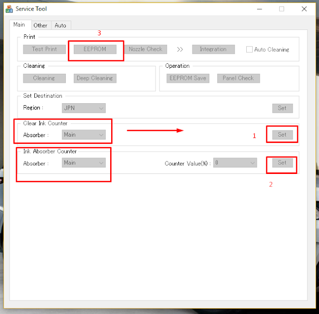 Canon Service Tool v3400