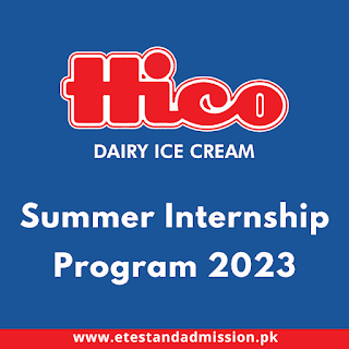 Hico Ice Cream Summer Internship Program 2023