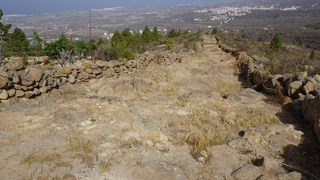 Stone trail to Acojeja village Tenerife