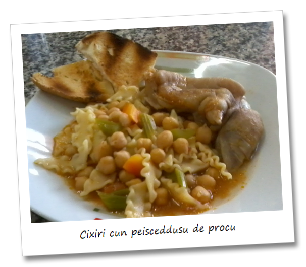 Fotografia del piatto Cixiri cun peisceddusu de procu