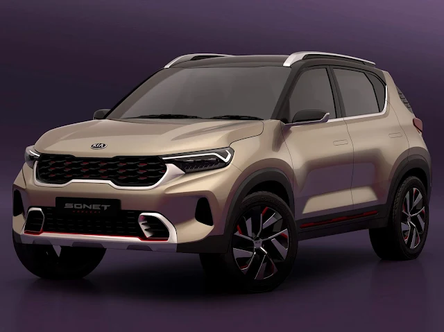 Novo Kia Sonet: SUV compacto revelado na Índia