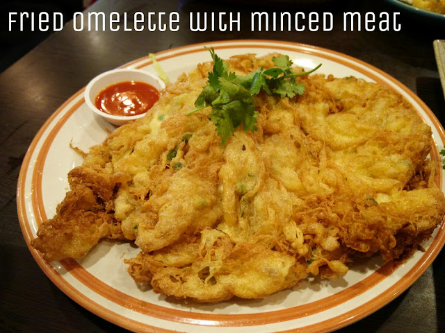 Paulin's Munchies - Ah Loi Thai at Shaw Towers Beach Road - Fried Omelette with Minced Meat