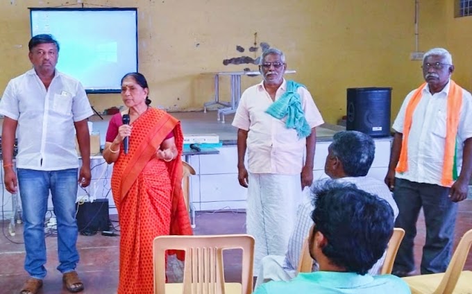 பாரத பிரதமர் அவர்களின் மனதின் குரல் 100வது ஒளிபரப்பு நிகழ்ச்சி சிவகிரி பகுதியில் நடைபெற்றது... 
