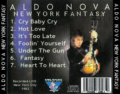 Rocking Maniacs: ALDO NOVA - New York Fantasy (Live New York 1982)