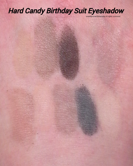 Hard Candy Birthday Suit Eye Shadow Swatches & Review; Top-Ten Trendsetter, Nude Matte Palette