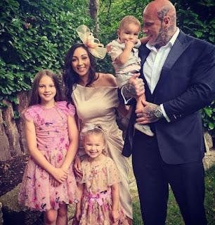 Martyn Ford with his wife Sacha Stacey & their 3 kids