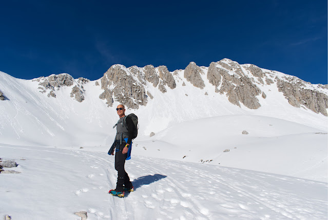 Il versante est del Terminillo dai pressi di sella di Leonessa