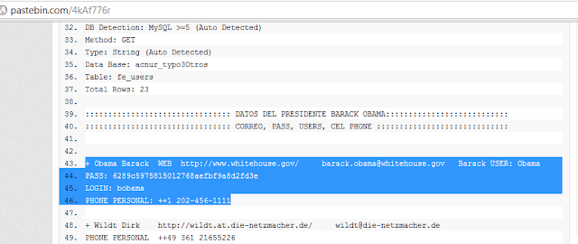 Another United Nations Web Site Hacked, Barack Obama info Leaked !