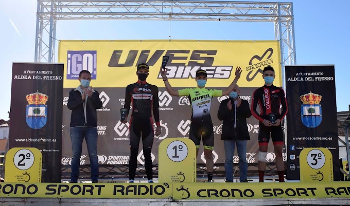 Inguanzo y Nuño consiguen el triunfo en el V Trofeo de Ciclocross Uves Bikes de Aldea del Fresno