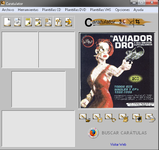 Caratulator v3.0 [Asistente para impresión de carátulas CD, DVD, VHS][Zippyshare]