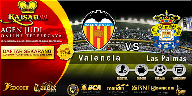 Prediksi Bola Jitu Valencia vs Las Palmas 10 Januari 2018