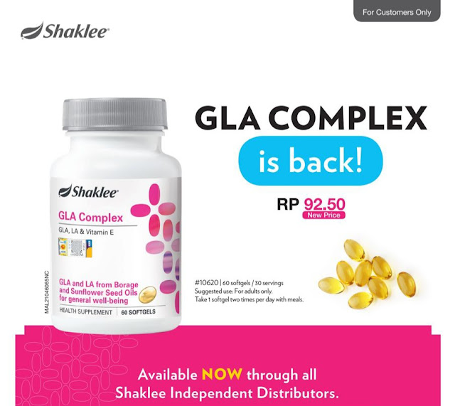 harga baru GLA Complex Shaklee