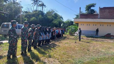  Danramil 03/Maritengngae Pimpin Penanaman Pohon di Desa Tanete  Pondok Pesantren As-Salma