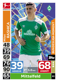 Match Attax Bundesliga 2018-2019 SV Werder Bremen Set