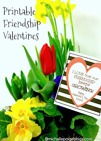 Our Friendship Grows Valentine @michellepaigeblogs.com