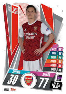 Topps Match Attax 2020-2021 Arsenal Set