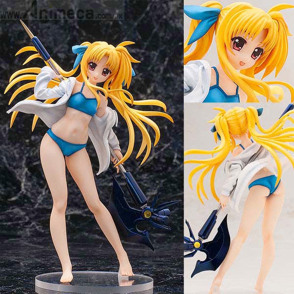 FATE TESTAROSSA Swimsuit Parka style FIGURE Magical Girl Lyrical Nanoha The MOVIE 2nd A's AQUAMARINE