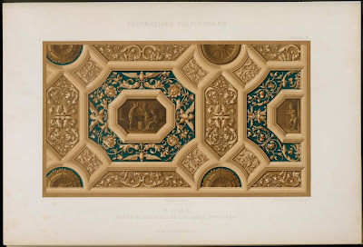 ceiling design from Scrofa-Calcagnini Palace in Ferrara