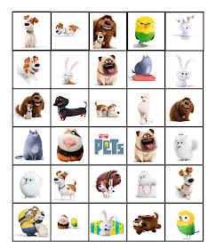 Secret Life of pets free party printables