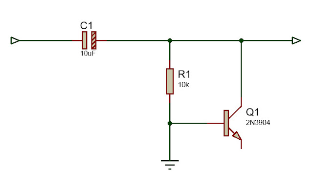 transistor as diode clamp