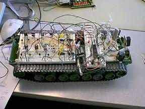 The Autonomous Tank using AT90S8515