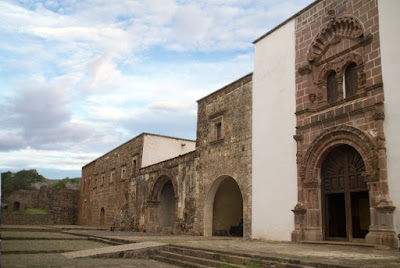 The Museum of the Old Franciscan Convent of Santa Ana in Tzintzuntzan, Michoacan