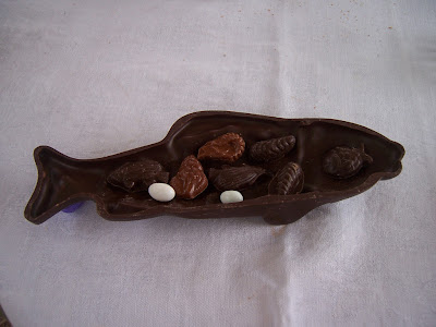 Poisson en chocolat pour Pâques