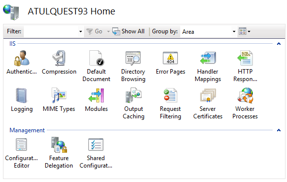 IIS Manager Windows 8
