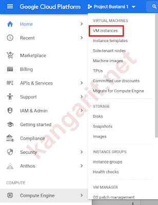 klik vm instances