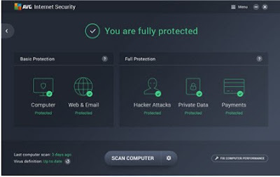  Hallo teman pada malam kali aku akan membagikan kepada teman semuanya sebuah software an Download AVG Internet Security 17.9.3040 Final Full Serial Keygen