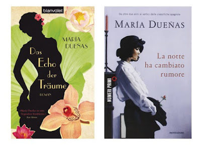 Portadas de los libros El tiempo entre costuras en sus versiones alemana e italiana