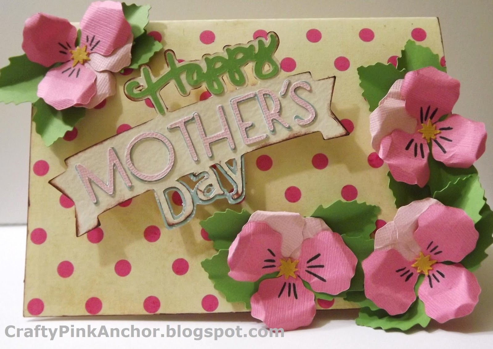 Download Crafty Pink Anchor: Mother's Day Pop-Up Card