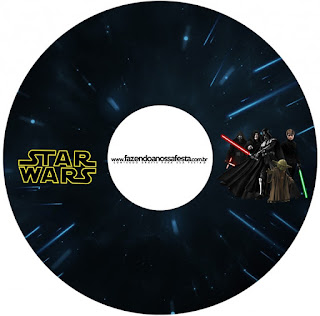 Star Wars Free Printable CD Labels.