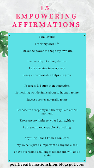 15 Empowering Affirmations