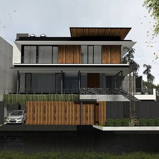 desain rumah full kaca