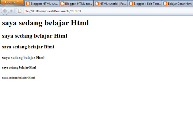 header html