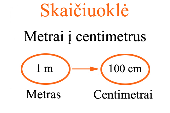 metrai i centimetrus skaiciuokle m i cm