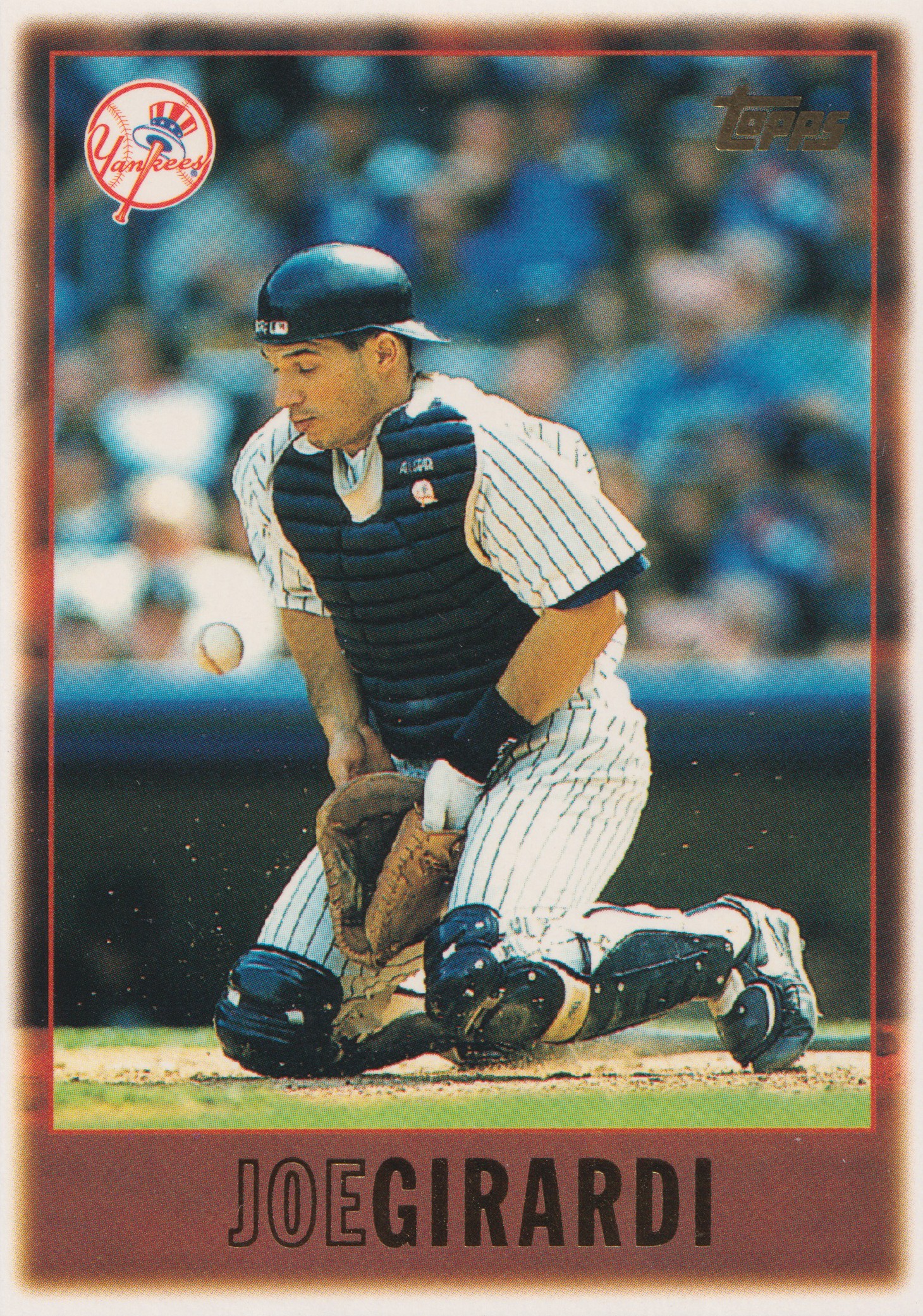 2009 Topps #555 Joe Girardi, New York Yankees.