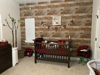 Cabin theme nursery another angle option