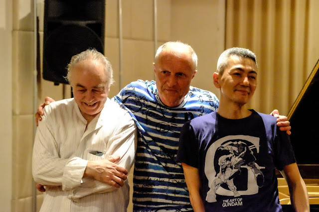 Naoki Kita, violin Guerino Mazzola, grand piano Heinz Geisser, drums and percussions  April. 2018