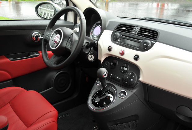 2012 Fiat 500c Cabriolet Interior