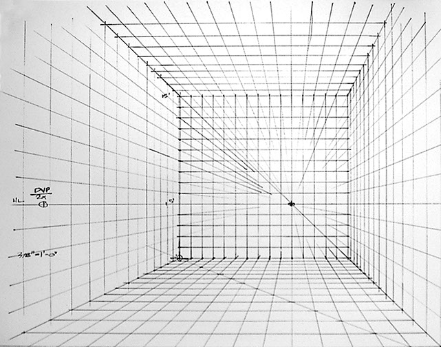 Drawing : The grid as a cage or trap