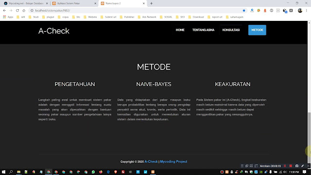 Program Sistem Pakar Metode Naive Bayes