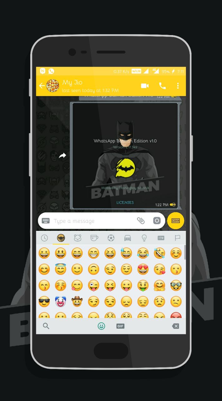 WhatsApp Batman v1.0 Download Apk Latest Version