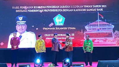 Kualitas Pengisian JPT di Pemprov Sulut Diakui Secara Nasional, OD-SK Terima Penghargaan KASN